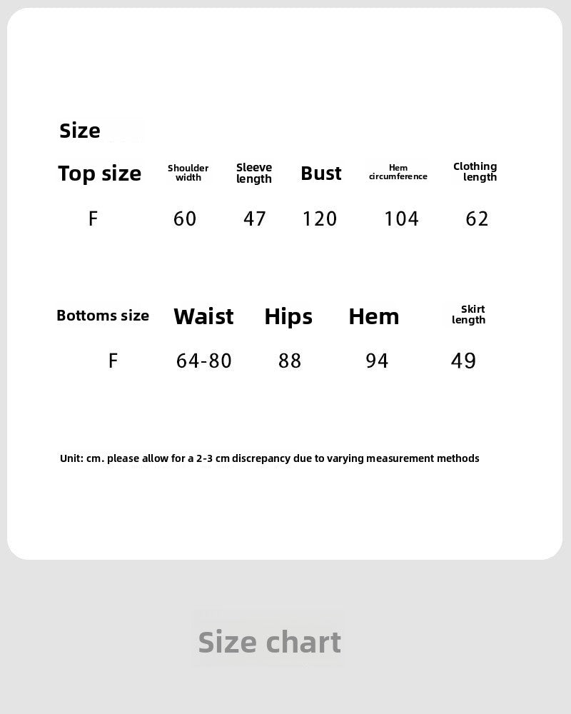 Korean lapel striped knitted sweater + skirt set autumn and winter loose lazy sweater