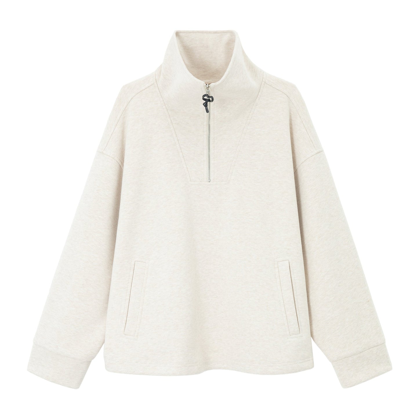 Autumn new acetic acid wool pullover classic light flower yarn texture static luxury sweater