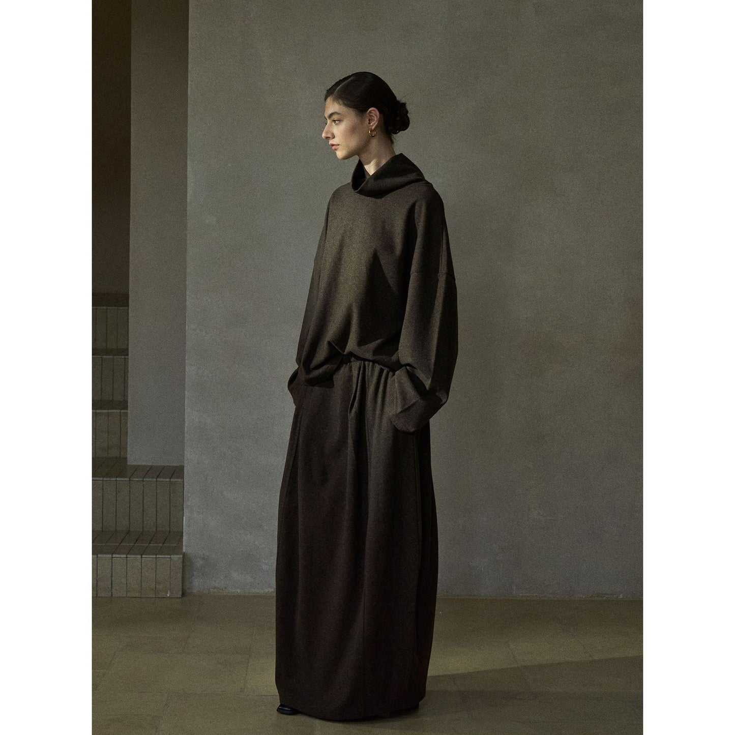 Autumn new wool turtleneck loose lazy atmosphere knitted sweater