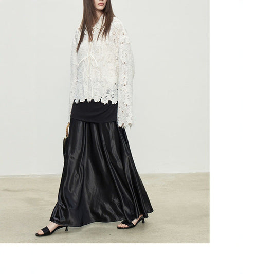 Spring new product retro French three-dimensional hollow lace exquisite sunscreen shirt top jacket