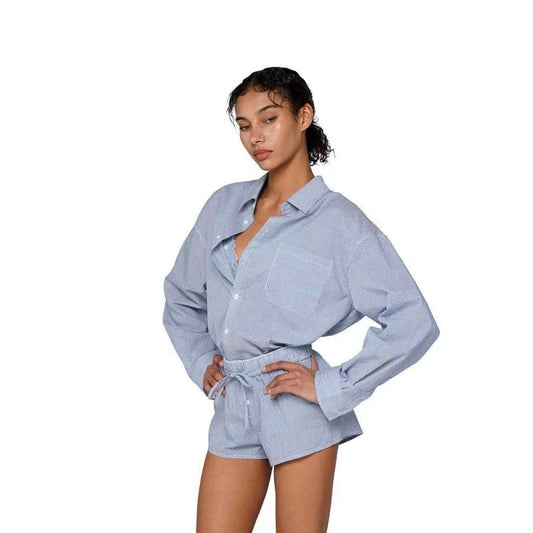 Sexy seaside vacation three-piece breathable set