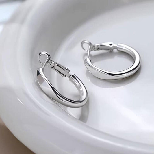 20MM circle earrings premium sense earrings plain ring