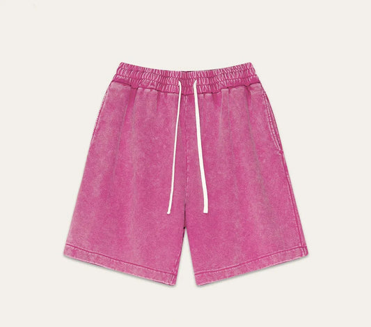 Retro Washed Hip Hop Shorts | Unisex Loose Fit Casual Sports 3/4 Pants