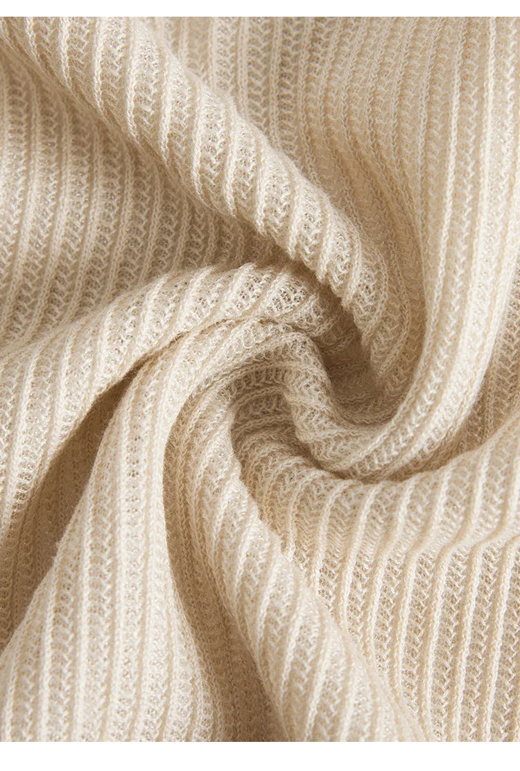 Luxury Brand Women's Clothing Fashion Ladies Knitted Pullover Linen Silk Polo Shirts Sweaters For Woman